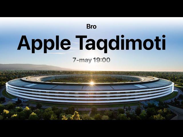 Apple Taqdimoti MacBro bilan o’zbek tilida! 2 qism