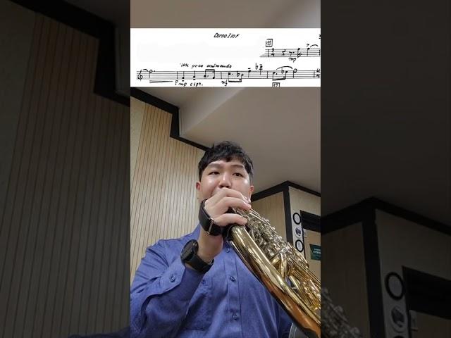 Prokofiev symphony no.5 1st mov horn solo(프로코피예프 5번 교향곡 1악장 호른 솔로)