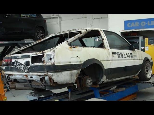 fix abandoned Toyota AE86 - Part 5