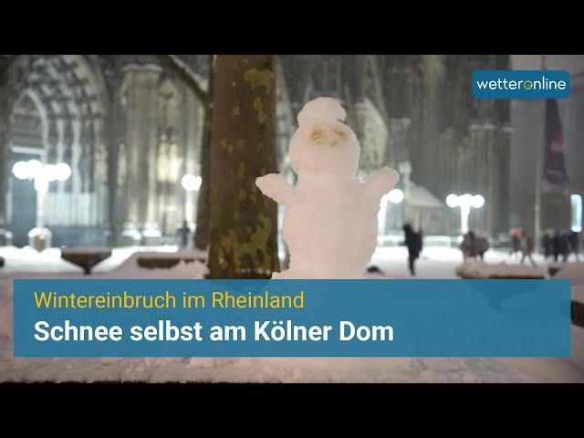 ️ Wintereinbruch im Rheinland – Schnee sogar in Köln