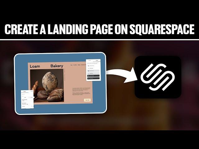 How To Create A Landing Page On Squarespace 2024! (Full Tutorial)