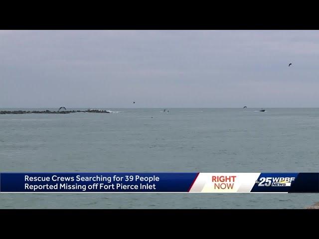 Rescue Crews Searching for 39 People Reported Missing Off Fort Pierce Inlet