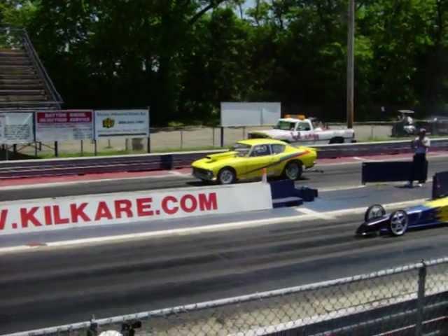 Wild Bill and the Mighty Opel Kadett Drag Racing at Kilkare Dragway, Xenia, OH