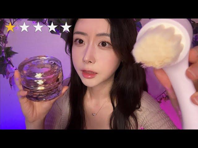 ASMR | (Sub) Worst reviewed skin care shop Role play | 평점 1점대 가성비 따지는 스킨케어샵 롤플레이 | 후시녹음, 비주얼 팅글