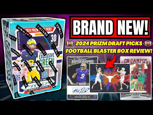 *SICK ROOKIE AUTO PULL! 2024 PRIZM DRAFT FOOTBALL BLASTER BOX REVIEW!