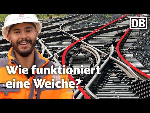 Wie funktioniert eine Weiche? Der Weichenspezialist von Stuttgart 21 erklärt.