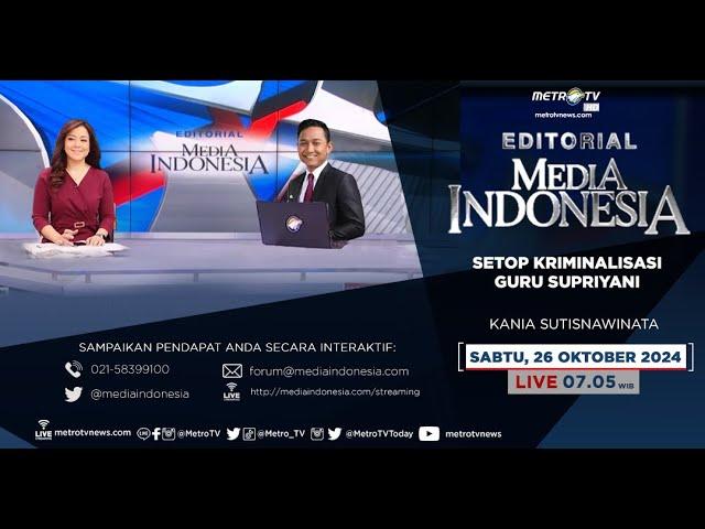 Setop Kriminalisasi Guru Supriyani - Bedah Editorial MI