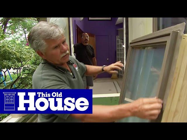 How to Replace a Door With a Window | This Old House