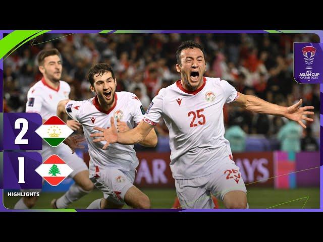 Full Match | AFC ASIAN CUP QATAR 2023™ | Tajikistan vs Lebanon