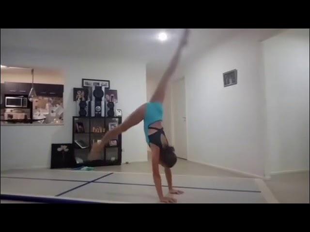 Gymnastics skills on a Little Gym shop Air floor