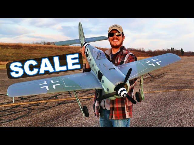 REALISTIC RC Warbird Airplane - E-flite Focke Wulf FW 190a - TheRcSaylors