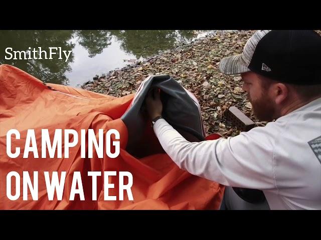 Tent camping on water