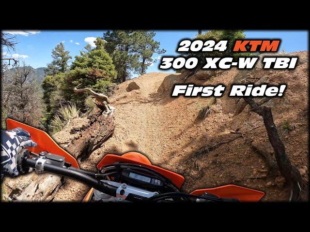 2024 KTM 300 XC-W TBI First Ride!