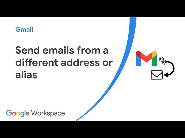 Send emails from a different address or alias