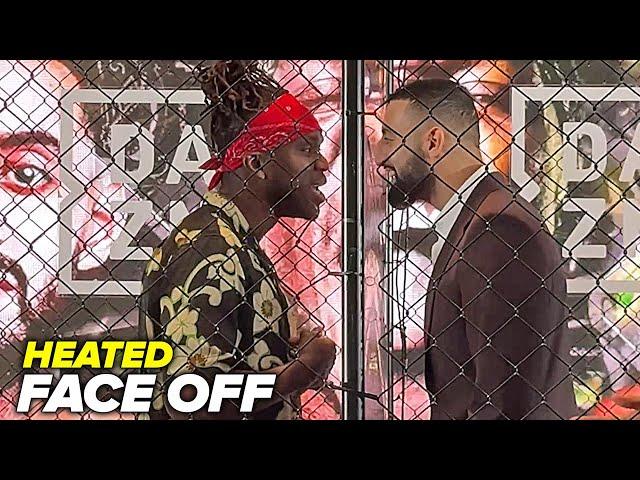 KSI flips off Slim Albaher in HEATED first face off!