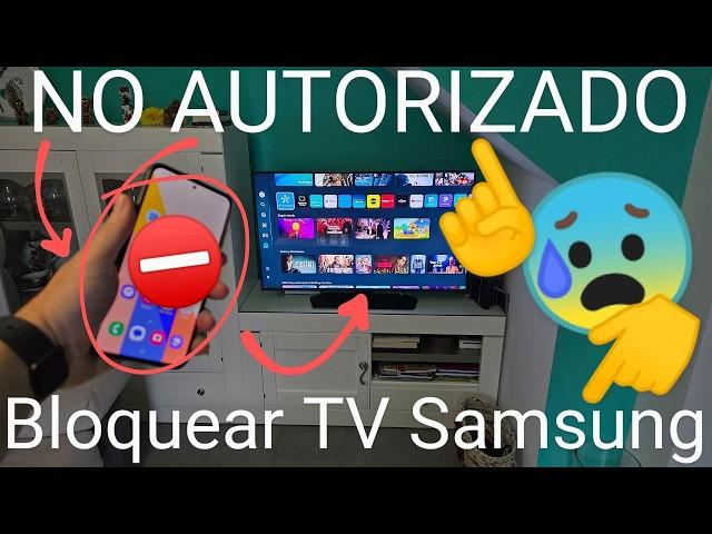  Como EVITAR que se CONECTEN a mi SMART TV SAMSUNG FÁCIL y RÁPIDO