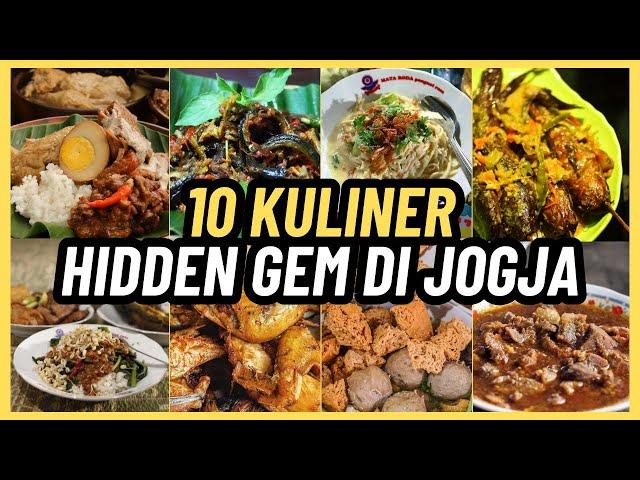 10 KULINER HIDDEN GEM JOGJA