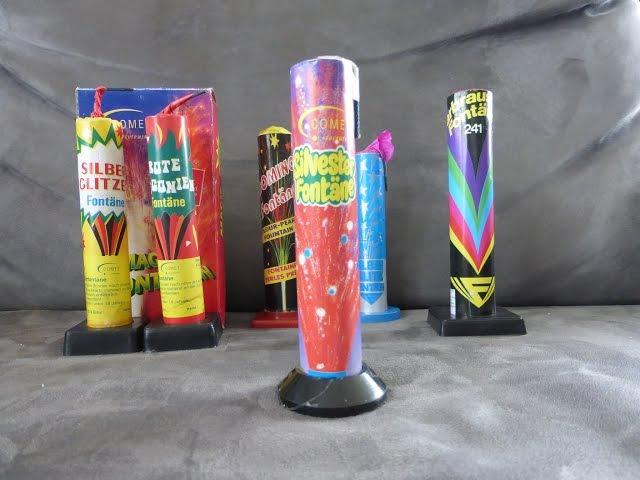 Feuerwerk Klasse 2: Comet Silvester-Fontäne