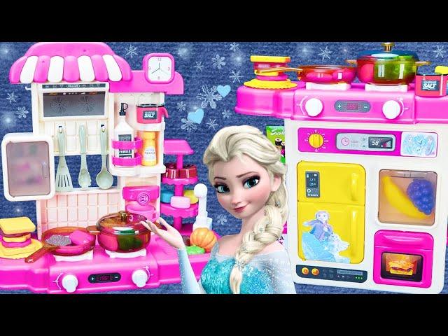 20 Minutes Satisfying with Unboxing Frozen Elsa Kitchen Toys，Disney Toys Playset ASMR | Review Toys