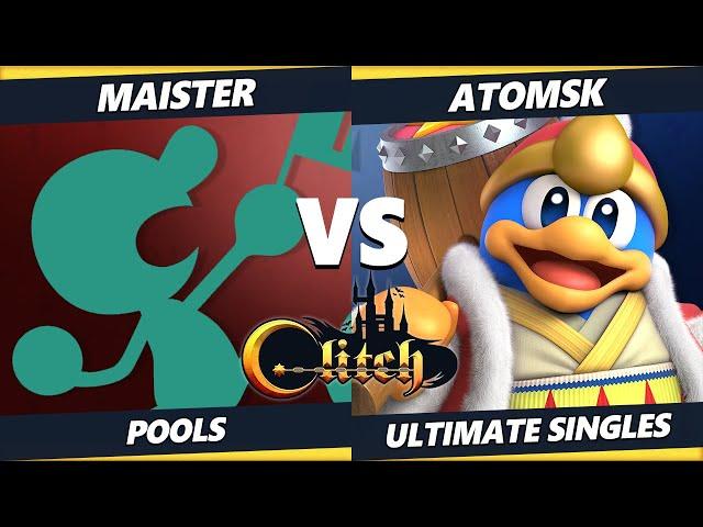 Glitch Konami Code  - Maister (Game & Watch) Vs. Atomsk (Dedede) Smash Ultimate Tournament