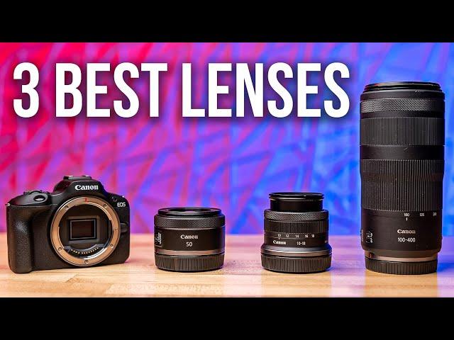 The ONLY 3 Lenses You Need For The Canon R50!