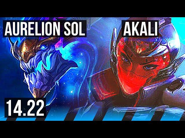 AURELION SOL vs AKALI (MID) | 9/1/13, Legendary | KR Grandmaster | 14.22