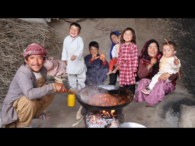 Afghan Village Cooking: Delicious Carrot and Turnip Recipe | Afghanistan village life