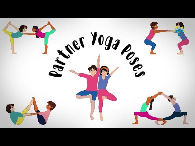 Fun Partner Yoga Poses for Kids | Yoga for Children | Yoga Guppy