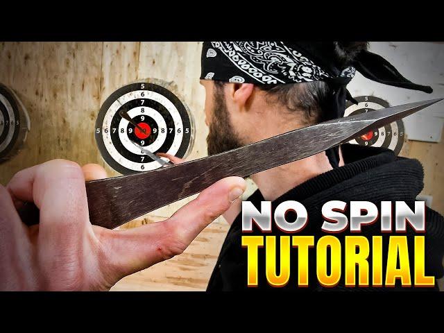 NO SPIN Knife Throwing Tutorial (With World Champion Adam Celadin)