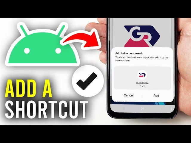 How To Add Website Shortcut To Android Home Screen - Full Guide