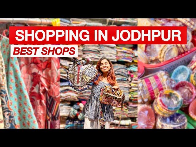 SHOPPING IN JODHPUR! - Best of Jodhpur Markets on a budget