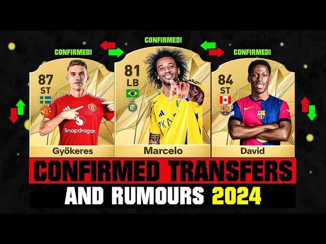 FIFA 25 | NEW CONFIRMED TRANSFERS & RUMOURS!  ft. Marcelo, Gyokeres, David... etc