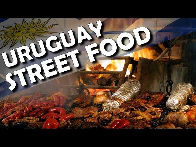 Street food in uruguay - parrilla uruguaya gourmet - how to cook a parrija asado