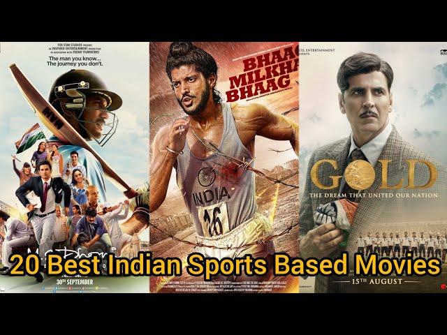 Top 20 Best Indian Sports Based Movies |MS Dhoni | Dangal| Jersey 