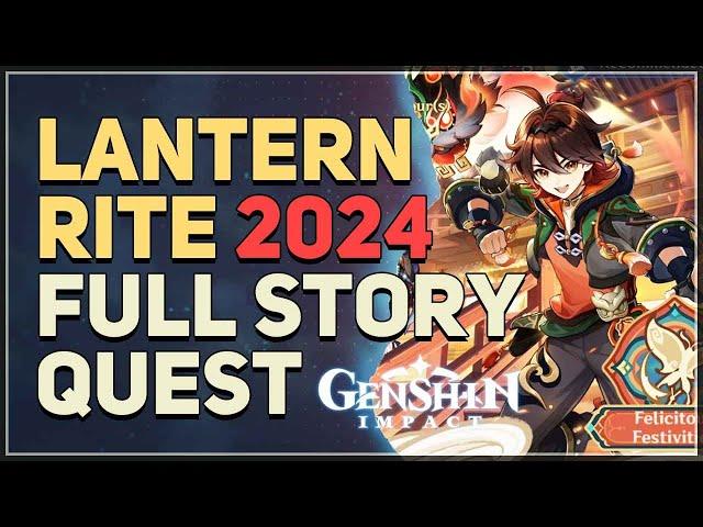 Lantern Rite 2024 Full Story Quest Genshin Impact