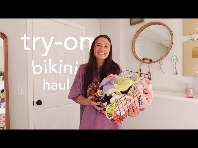 bikinis that make me feel confident & CUTE (try-on haul)