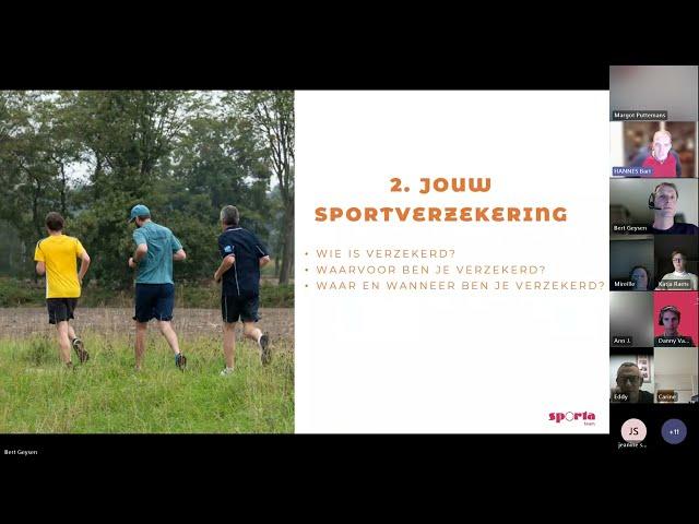 Webinar Sporta legt uit - Jouw sportverzekering