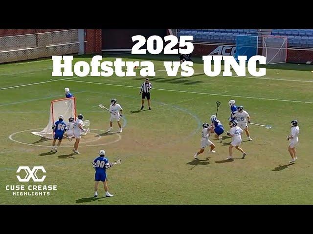 Hofstra vs North Carolina | 2025 Men's Lacrosse Highlights