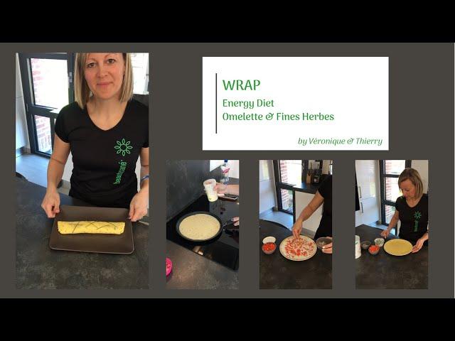 Recette Wrap - Energy Diet Omelette & Fines Herbes