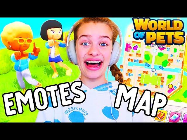 EMOTES! Trading back NEW UPDATE  - Norris Nuts WORLD OF PETS playthrough