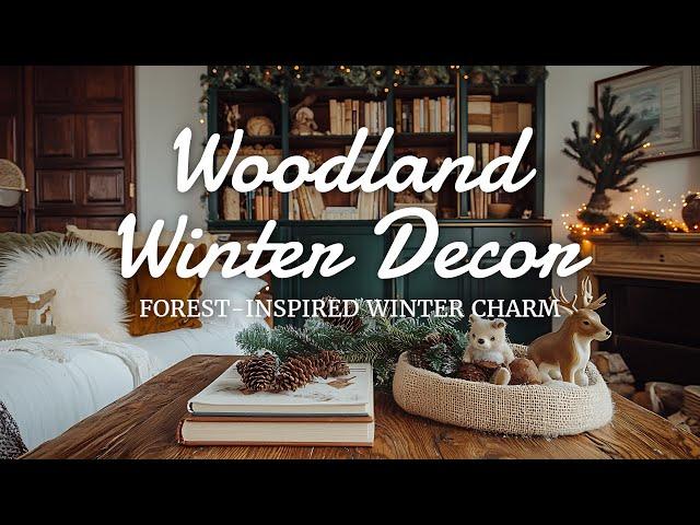 ️ Cotswold Country Cottage Woodland Winter Decor Ideas: Rustic Elegance