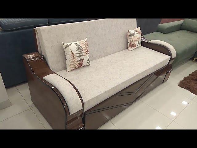 Sofa cum bed | sofa cum bed design | wooden sofa cum bed #sofabed #sofacumbeddesign #furniture #bed