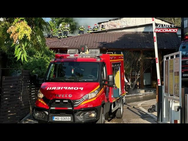 Incendiu la restaurantul lui Ciprian Marica din Pipera