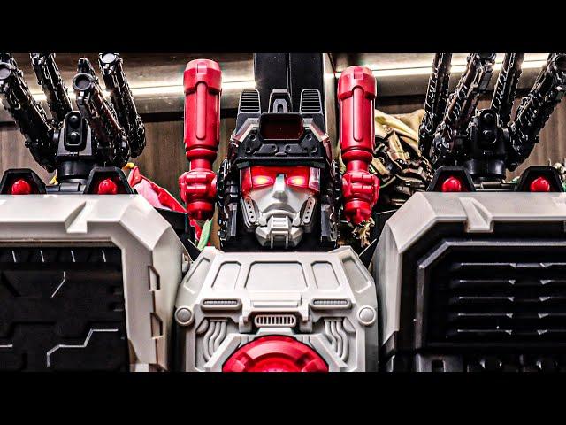 1.2m Metroplex！Final Titan Toy！W-Resources M-01 Metroplex stop motion and review.