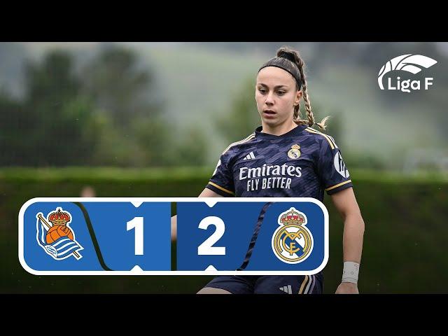 Resumen de la Real Sociedad vs Real Madrid CF Jornada 28 | Liga F