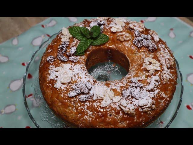 Torta de Zanahoria Navideña con Frutos Secos LA MEJOR RECETA: fácil, suave, esponjosa y DELICIOSA!