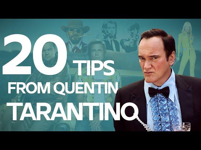 20 Screenwriting Tips from Quentin Tarantino