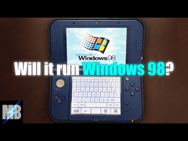 Installing WINDOWS 98 on a Nintendo 3DS but it Goes Terribly Wrong