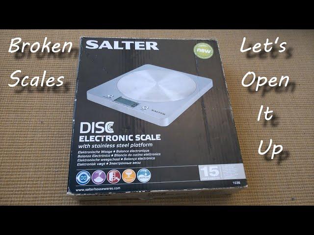 Faulty Salter Kitchen Scales Tear Down - How Does It Detect Weights?