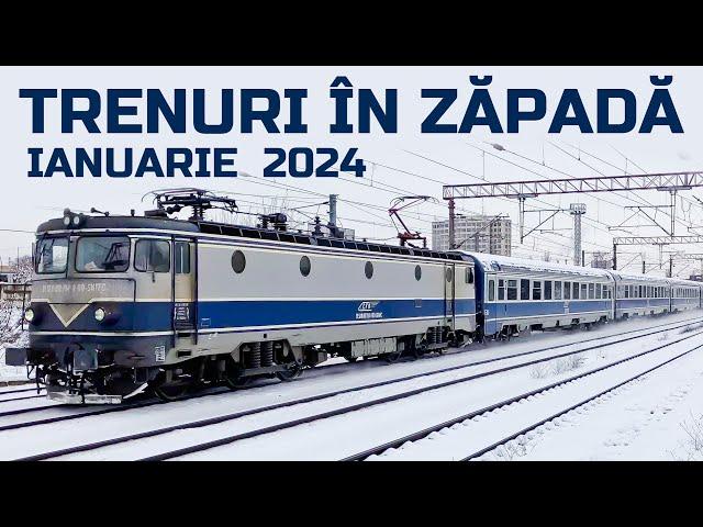 Trenuri in zapada-Winter short film with trains-Winterkurzfilm mit Zügen